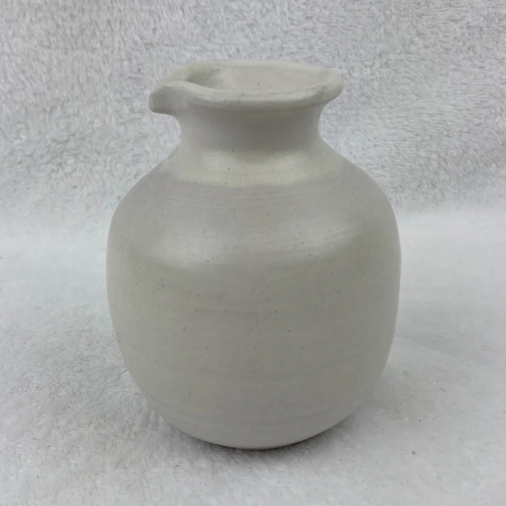 Sur la Table Petite Glazed Terracotta Jar with Spout 8 oz.
